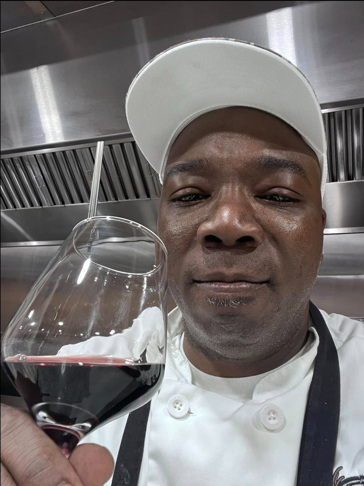 Chef Rico McCloud in the kitchen